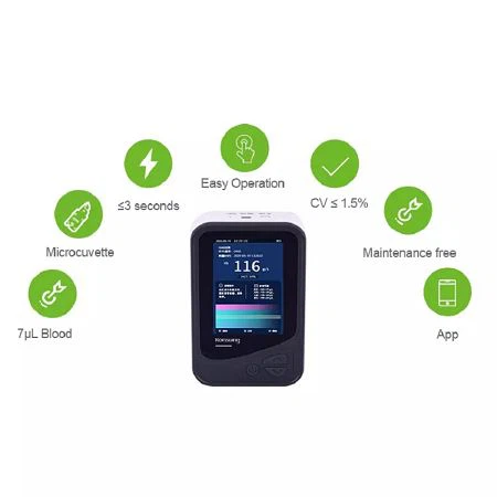Portable Hospital Home Used Easy Operate Hemoglobin Analyzer H7 Series Portable Hospital Home Used Easy Operate Hemoglobin Analyzer H7 Series
